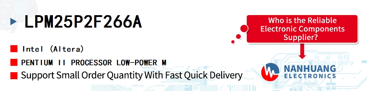 LPM25P2F266A Altera PENTIUM II PROCESSOR LOW-POWER M