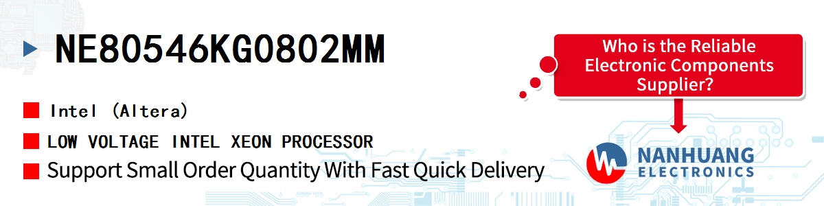 NE80546KG0802MM Altera LOW VOLTAGE INTEL XEON PROCESSOR
