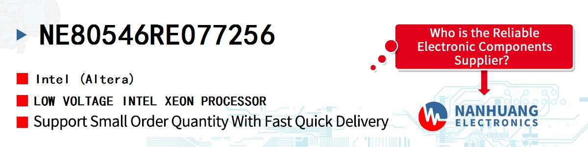 NE80546RE077256 Altera LOW VOLTAGE INTEL XEON PROCESSOR
