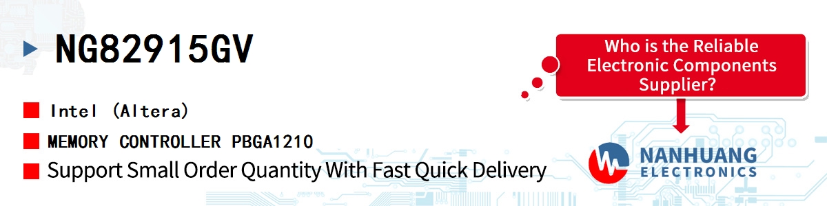 NG82915GV Altera MEMORY CONTROLLER PBGA1210