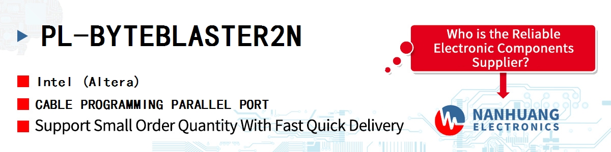 PL-BYTEBLASTER2N Altera CABLE PROGRAMMING PARALLEL PORT