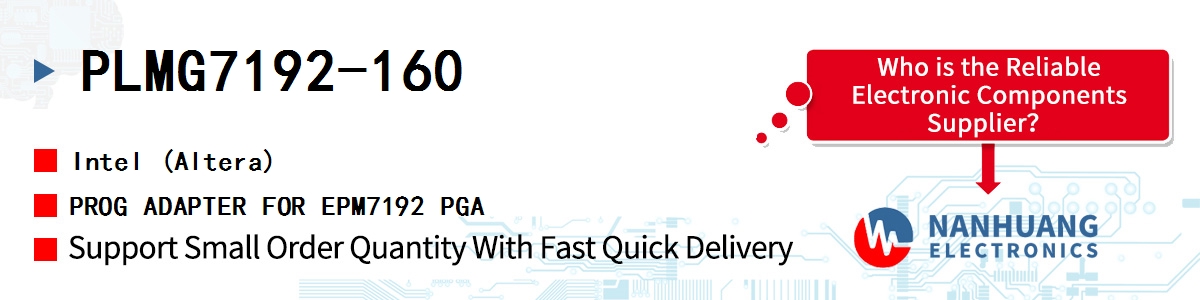 PLMG7192-160 Altera PROG ADAPTER FOR EPM7192 PGA