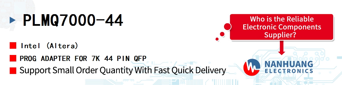 PLMQ7000-44 Altera PROG ADAPTER FOR 7K 44 PIN QFP
