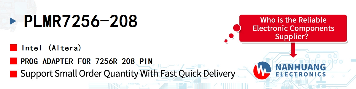 PLMR7256-208 Altera PROG ADAPTER FOR 7256R 208 PIN