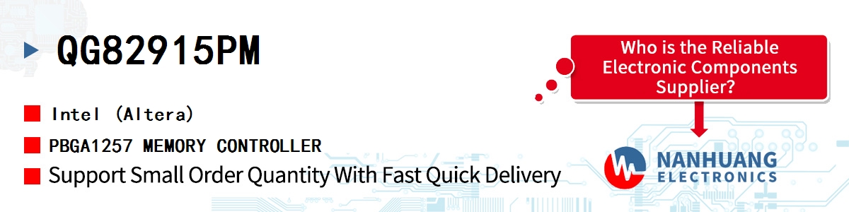 QG82915PM Altera PBGA1257 MEMORY CONTROLLER