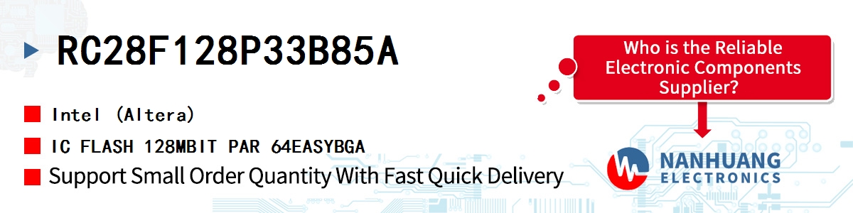 RC28F128P33B85A Altera IC FLASH 128MBIT PAR 64EASYBGA