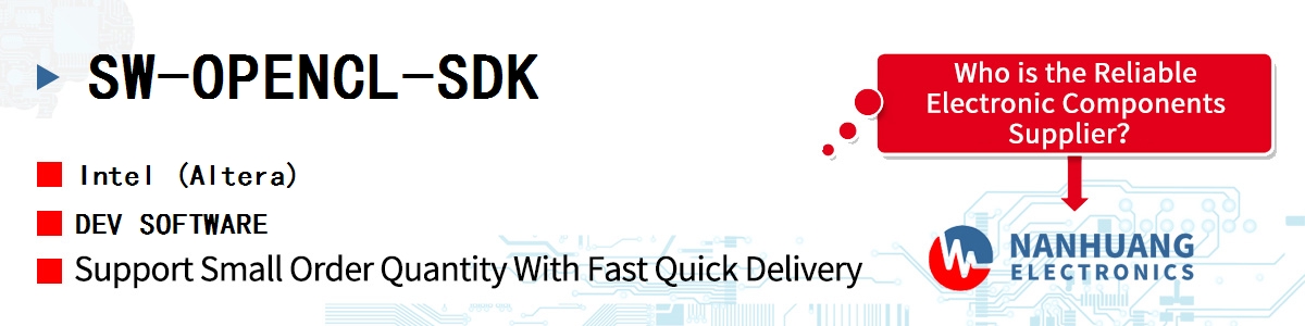 SW-OPENCL-SDK Altera DEV SOFTWARE